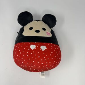 Disney Squishmallows Minnie Mouse Plush Stuffed Toy 10" Kellytoy Heart Pillow